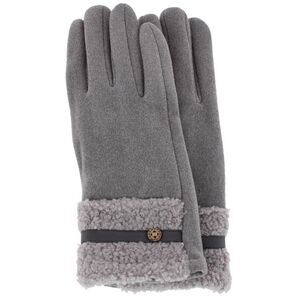 CTM Women's Teddy Synthetic Fleece Touchscreen Winter Gloves